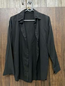 Oversized Black Shirt