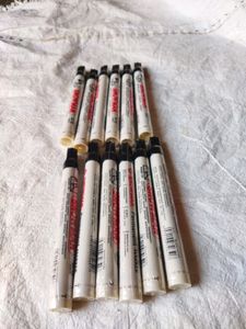 12Pcs BLACK PERMANENT MARKER LEAK PROOF