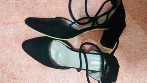 Velvet Solid Pumps/Heels