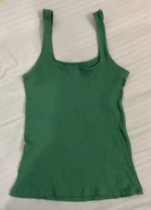 Westside Green RIBBED Tank Top