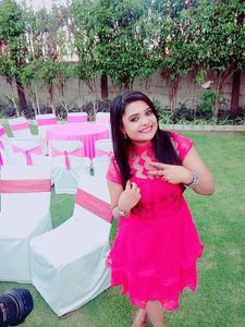 Red Sheer Overlay Dress