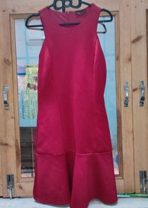 Red Skater Mini Dress