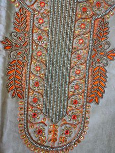 Embroidered Indian Suit Material