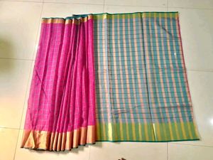 Simple Cheks Saree