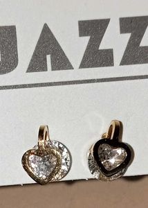 Gold-Tone Stud &amp; Hoop Earring Set