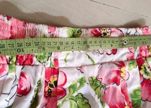 Floral Print Skirt - thick cotton for kids girls