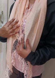 Peach Scarf