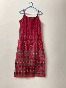 Maroon Long Kurti
