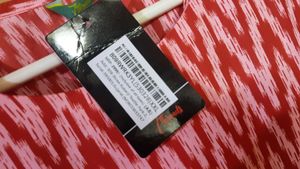 Red Patterned Kurti For Women