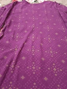 Purple  Kurta Set🫶