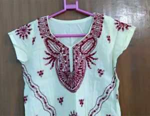 Rose Embroidery Kurti