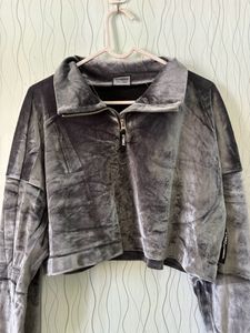 Velvet Crop Top