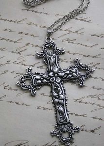 Big Cross Pendant Necklace
