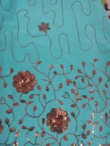 Sequin Design Saree