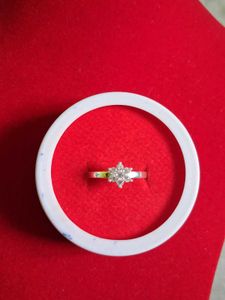 Elegant Flower Ring Pure Silver