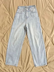 High Waist Straight Leg Jeans