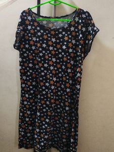 Cute Stary Night Dress And Active Wear