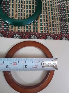 Wooden Bangles Set Of 3