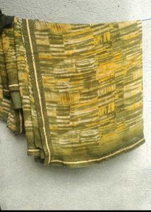 Elegant Green & Yellow Saree