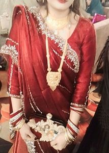 Jimmy Choo Saree Heavy Dimond Work Ready To Wear