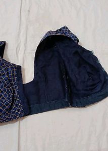 Navy blue blouse