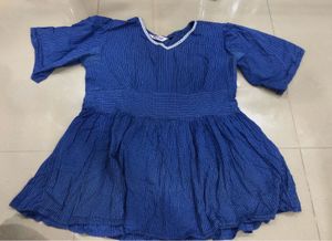 Blue Striped Tunic 40 Size