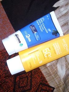 Dot Nd Key Sunscreen Face Wash New Seal Pack