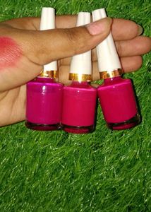 Nail Polish Set - White, Black, &amp; Brown