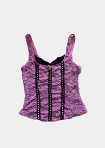 Lace Trim Tank Top
