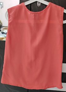 Sleeveless Pink Top