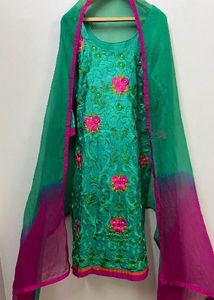 silk suit set