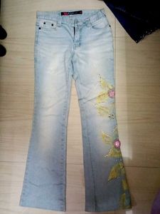 Embellished Flare Jeans