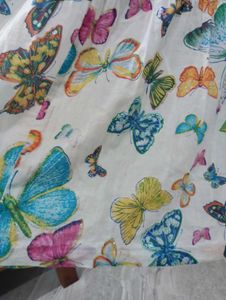 Butterfly Print Skirt