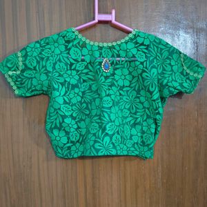 Green Designer Blouse