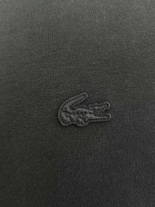 Lacoste Black Logo Collar Sweatshirt