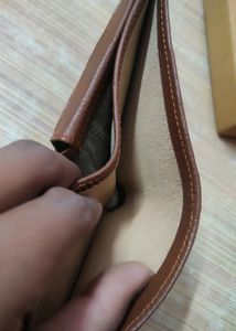 WOODLAND Men Brown Genuine Leather Wallet