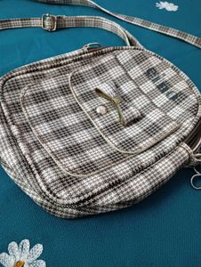 Cute Plaid Crossbody Bag
