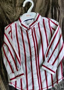 Striped Button-Down Shirt