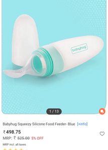 Baby Bib And Spoon
