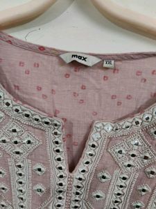 Mirror Embellished Kurta