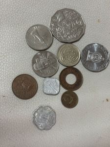 10 Coins Different Countries