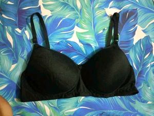 Black Padded Bra