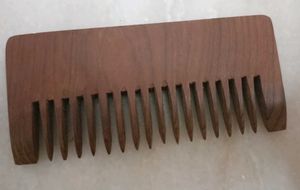 Handcrafted Wooden Hair Combs (Set of 4)