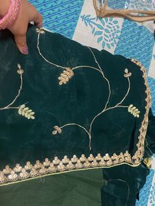 Beautiful Saree With Designer Blouse