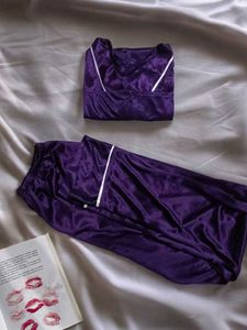 Cozy Satin Night Suit