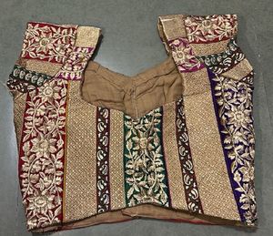 Embroidered Sari Blouse