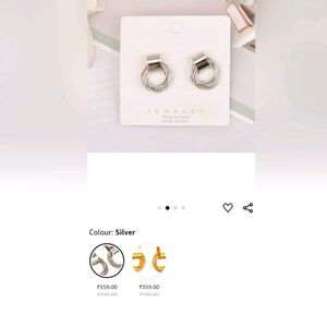 Silver Chain Earring