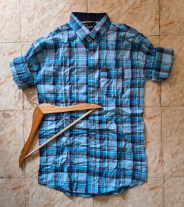 Check Shirt (Multicolour, Size L - 40):
