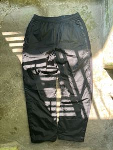 Black Tearaway Track Pants