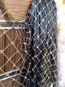 Elegant Black &amp; Gold Kurti